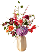 Boeket Rosy incl. vaas