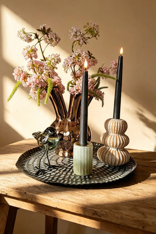 Black & Gold Luxe Tafelset - Soft Blossom